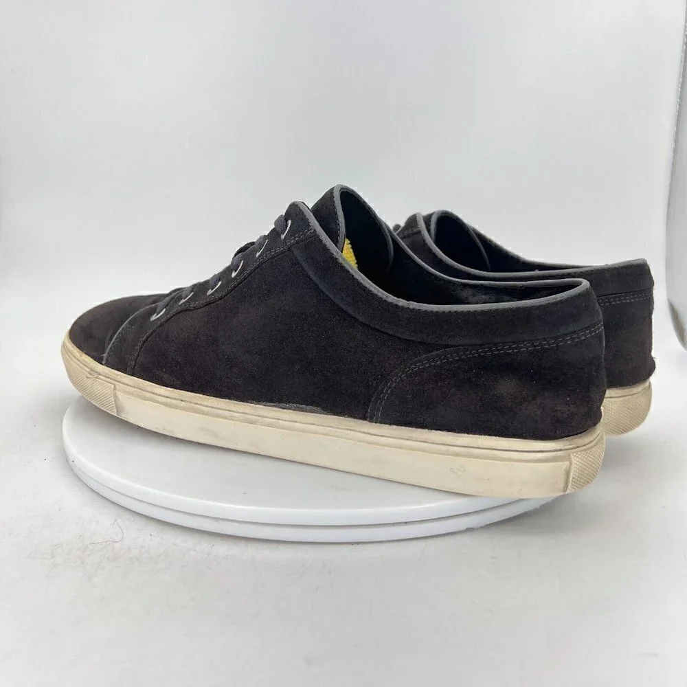 Rodd & Gunn Men Size EU45 US 12 Black Suede White Sole Lace Up Comfort Shoes